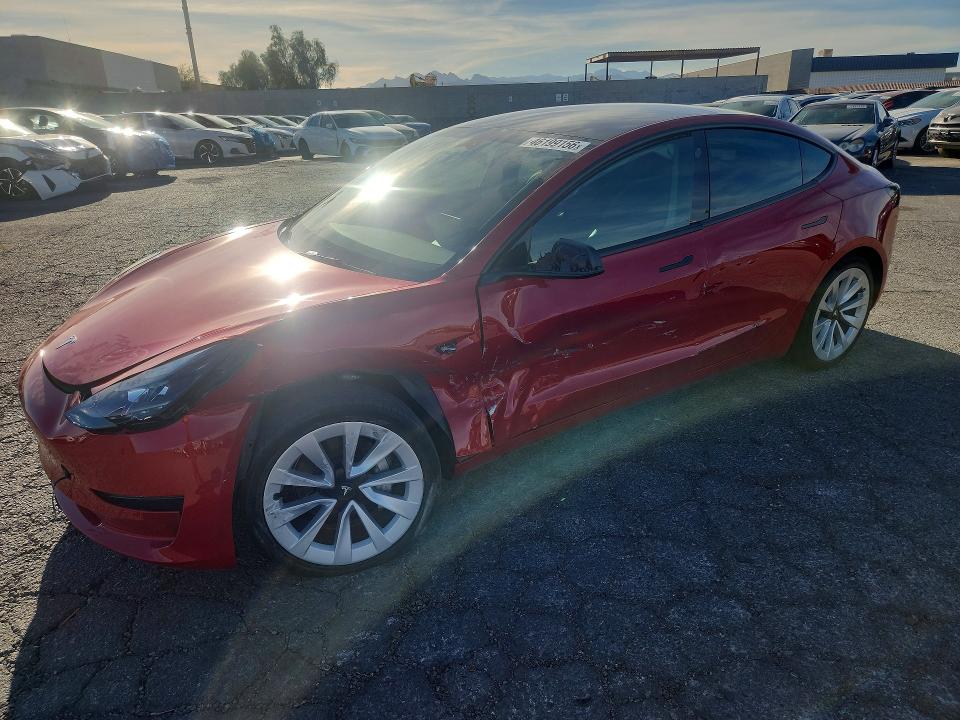 2022 TESLA MODEL 3 — VIN 5YJ3E1EAXNF252868