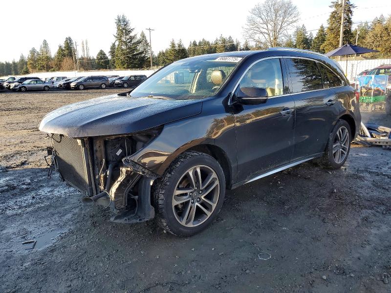 2017 ACURA MDX ADVANC — VIN 5FRYD4H85HB014223