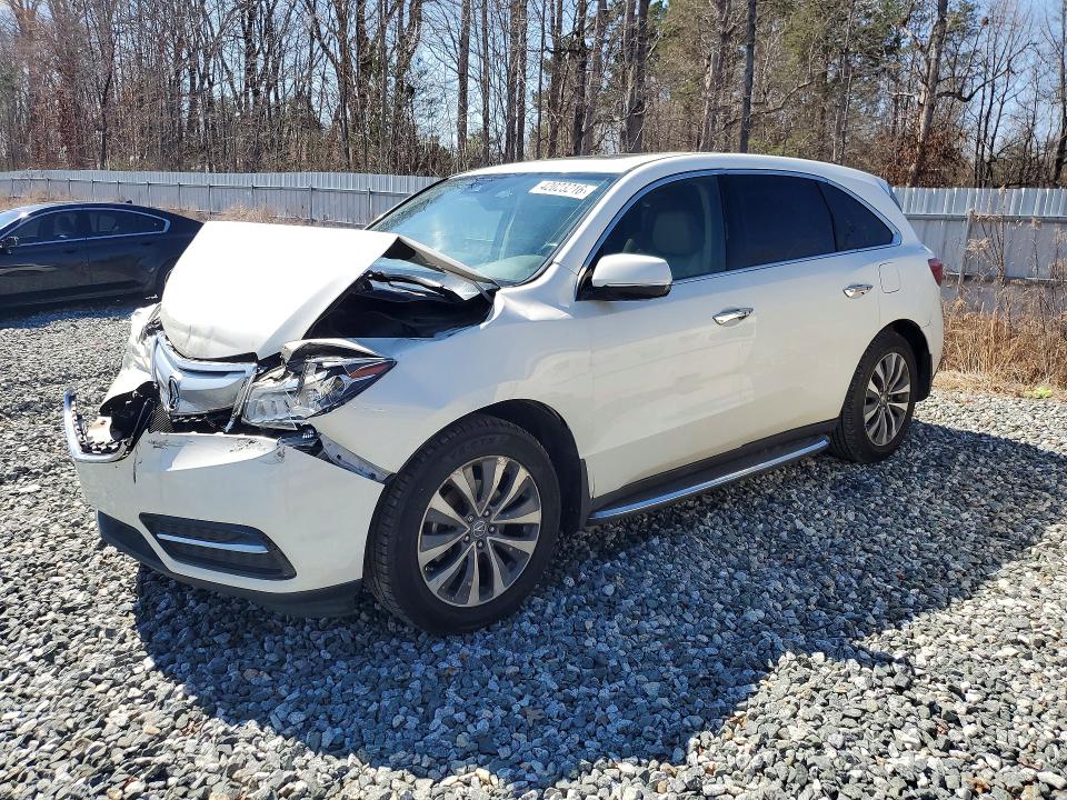 2016 ACURA MDX — VIN 5FRYD4H44GB056832
