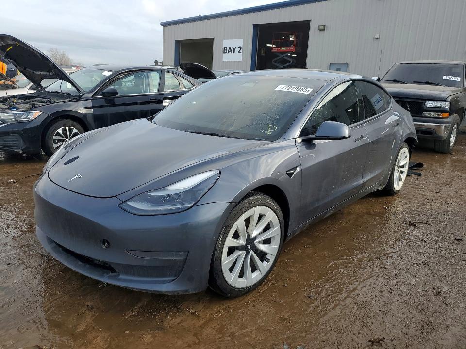 2022 TESLA MODEL 3 — VIN 5YJ3E1EB2NF273092