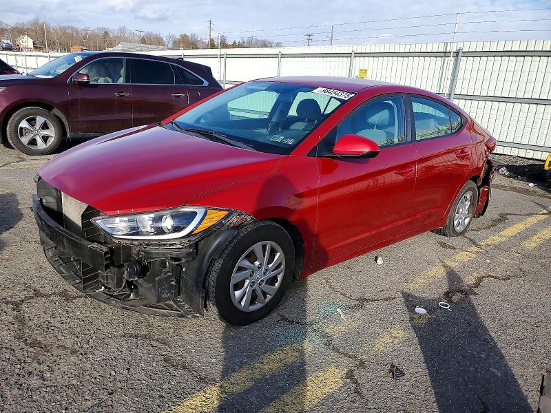 2017 HYUNDAI ELANTRA SE — VIN KMHD74LF8HU394559