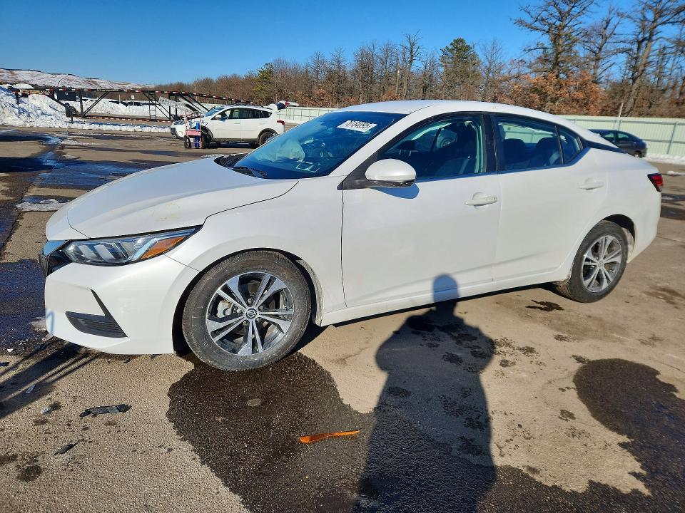 2020 NISSAN SENTRA SV — VIN 3N1AB8CVXLY204595