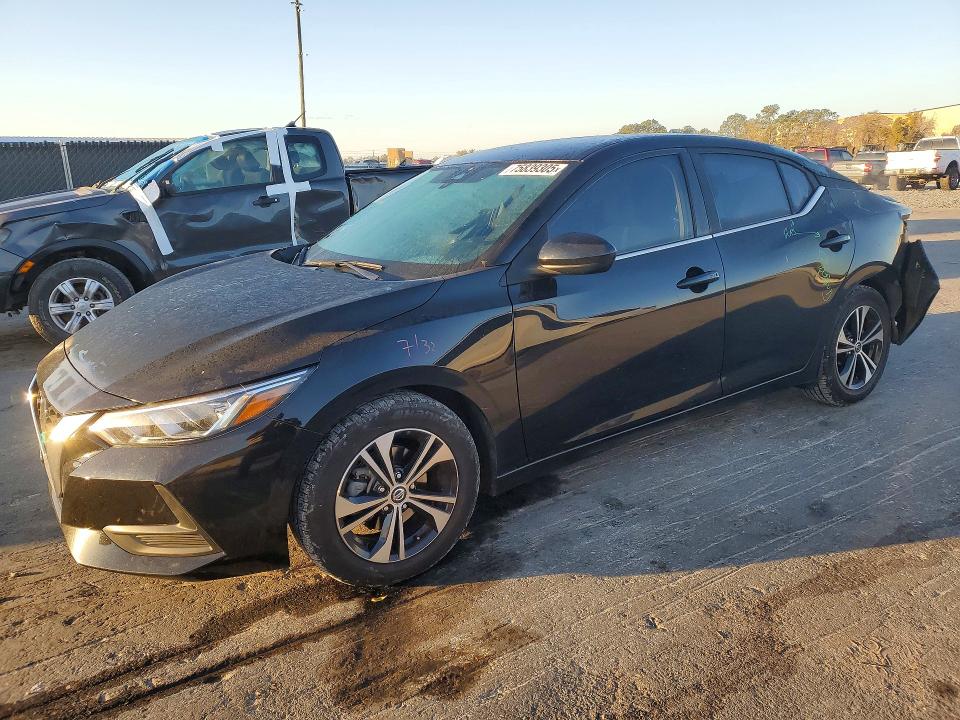 2022 NISSAN SENTRA SV — VIN 3N1AB8CV5NY274234