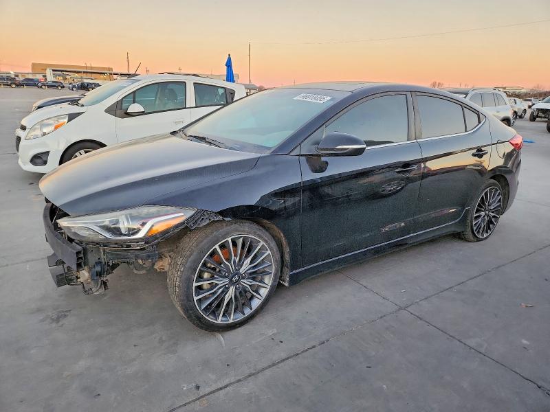 2018 HYUNDAI ELANTRA — VIN KMHD04LB0JU706610