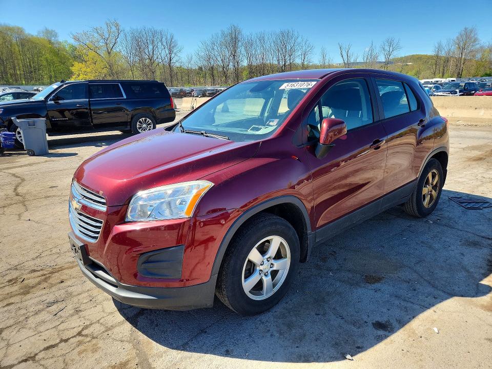 2016 CHEVROLET TRAX — VIN 3GNCJNSB5GL272411