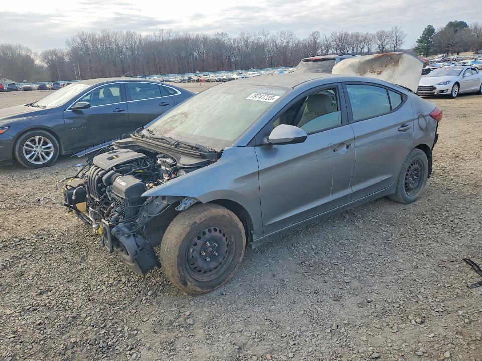 2017 HYUNDAI ELANTRA — VIN KMHD74LF6HU077637