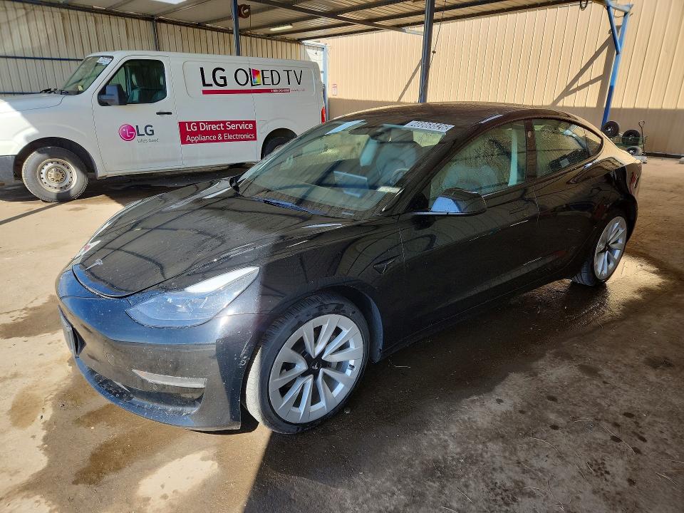 2022 TESLA MODEL 3 — VIN 5YJ3E1EA1NF371683