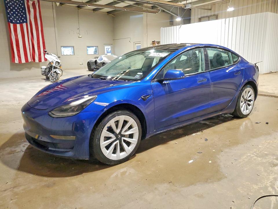 2022 TESLA MODEL 3 — VIN 5YJ3E1EA8NF291121