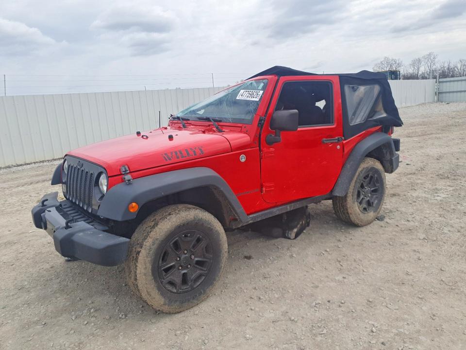 2016 JEEP WRANGLER — VIN 1C4AJWAG6GL103867