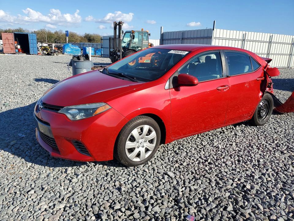 2016 TOYOTA COROLLA — VIN 2T1BURHE0GC657964