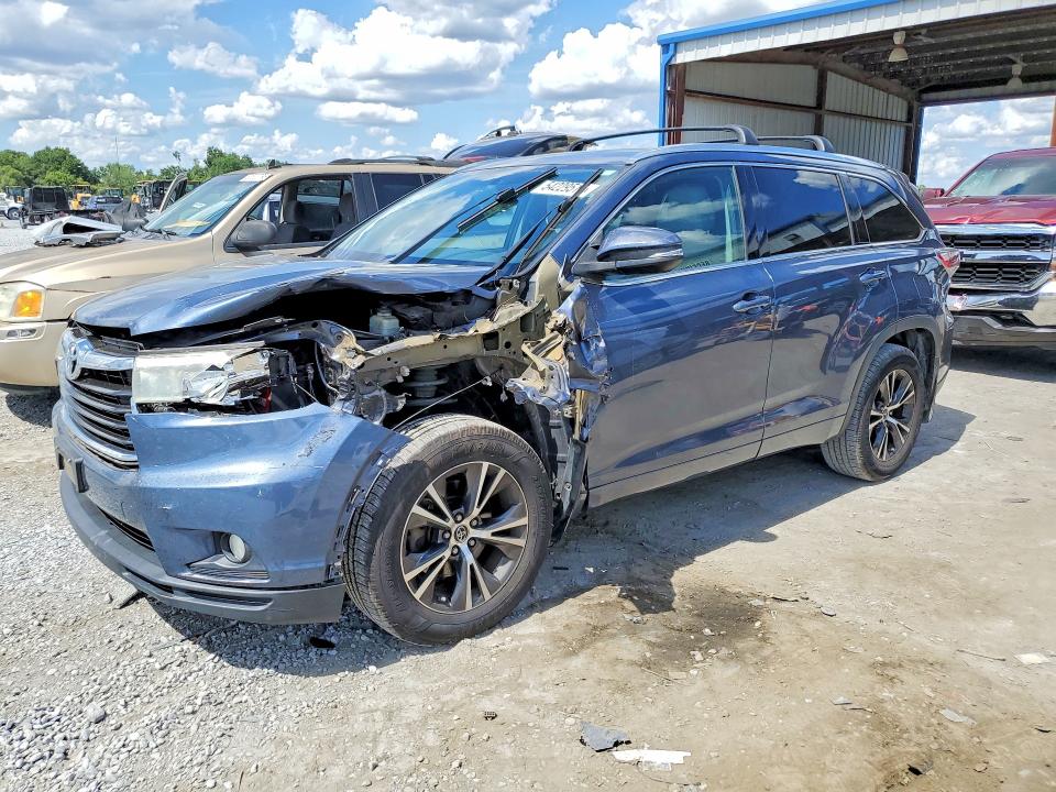 2016 TOYOTA HIGHLANDER — VIN 5TDJKRFH1GS258826