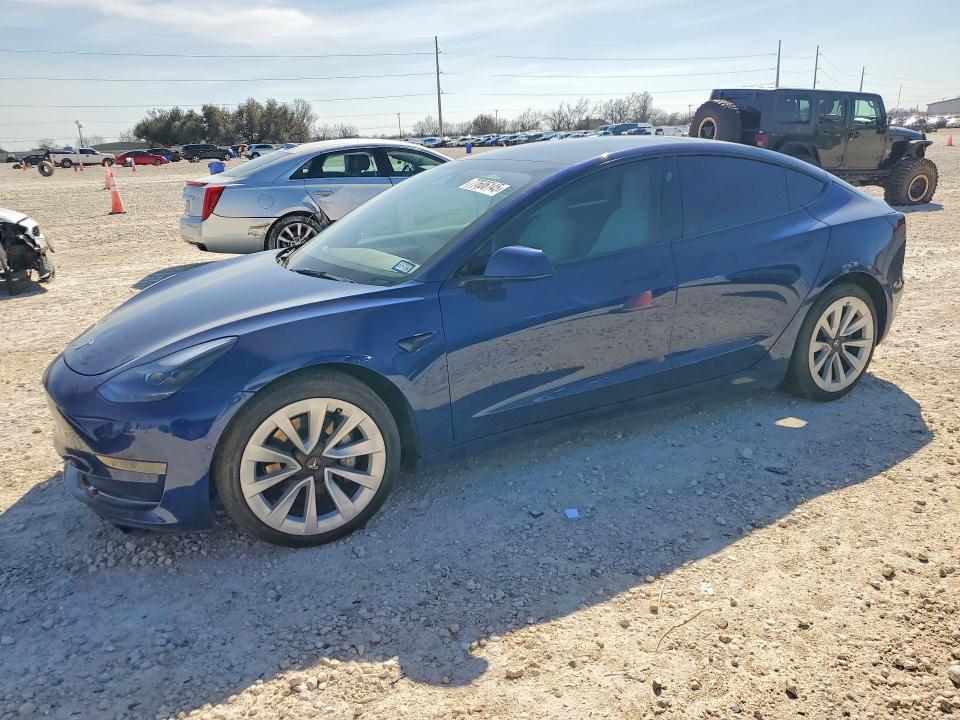 2022 TESLA MODEL 3 — VIN 5YJ3E1EA1NF355077