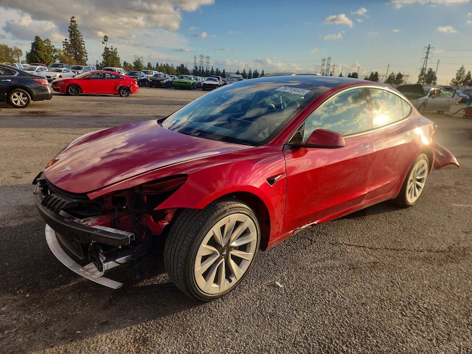 2021 TESLA MODEL 3 — VIN 5YJ3E1EBXMF082986