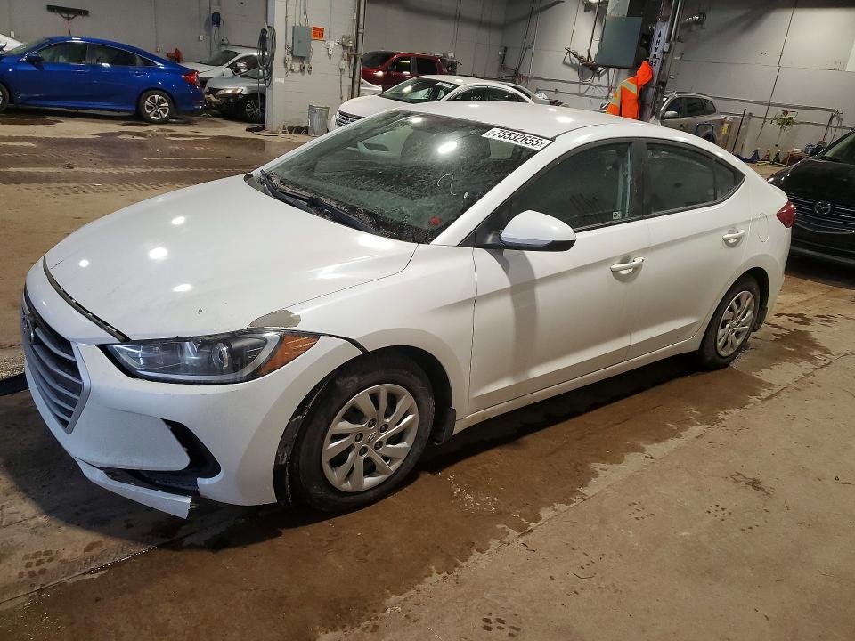 2017 HYUNDAI ELANTRA — VIN 5NPD74LFXHH160907
