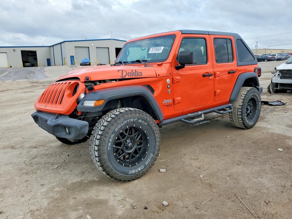 2019 JEEP WRANGLER UNLIMITED — VIN 1C4HJXDG7KW602698