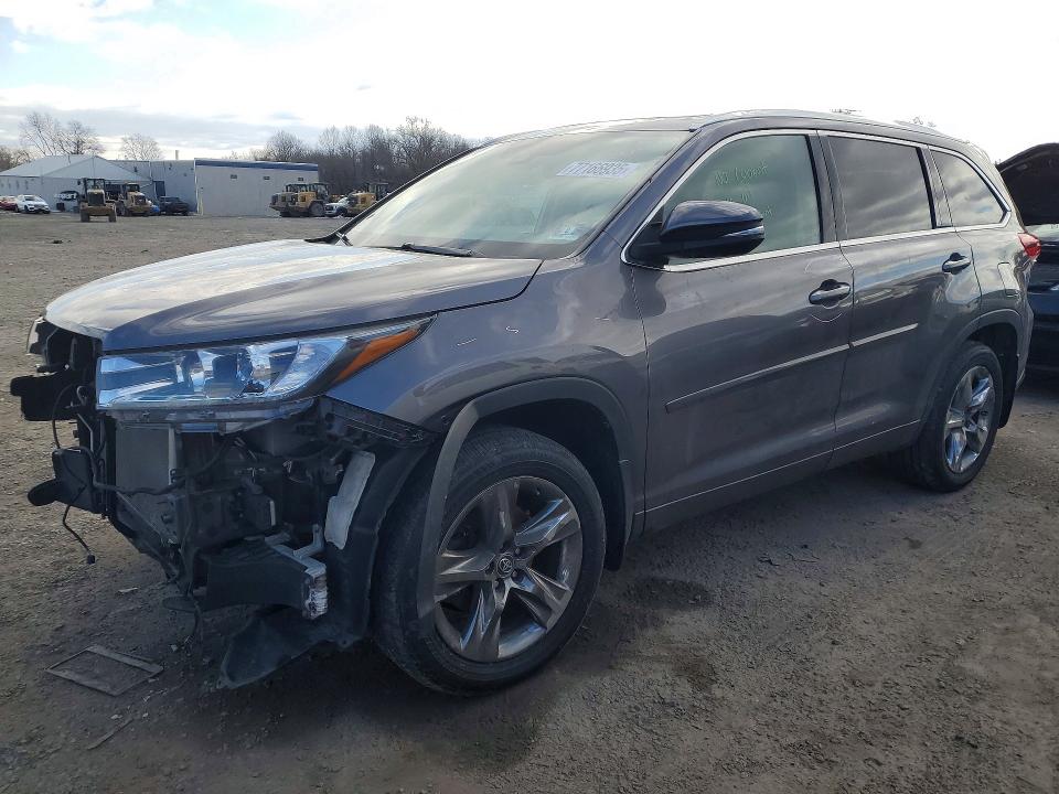 2019 TOYOTA HIGHLANDER — VIN 5TDDZRFH1KS721856