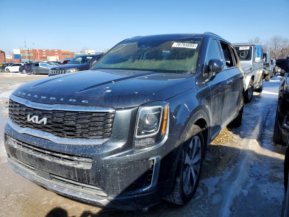 2022 KIA TELLURIDE — VIN 5XYP6DHC7NG271366