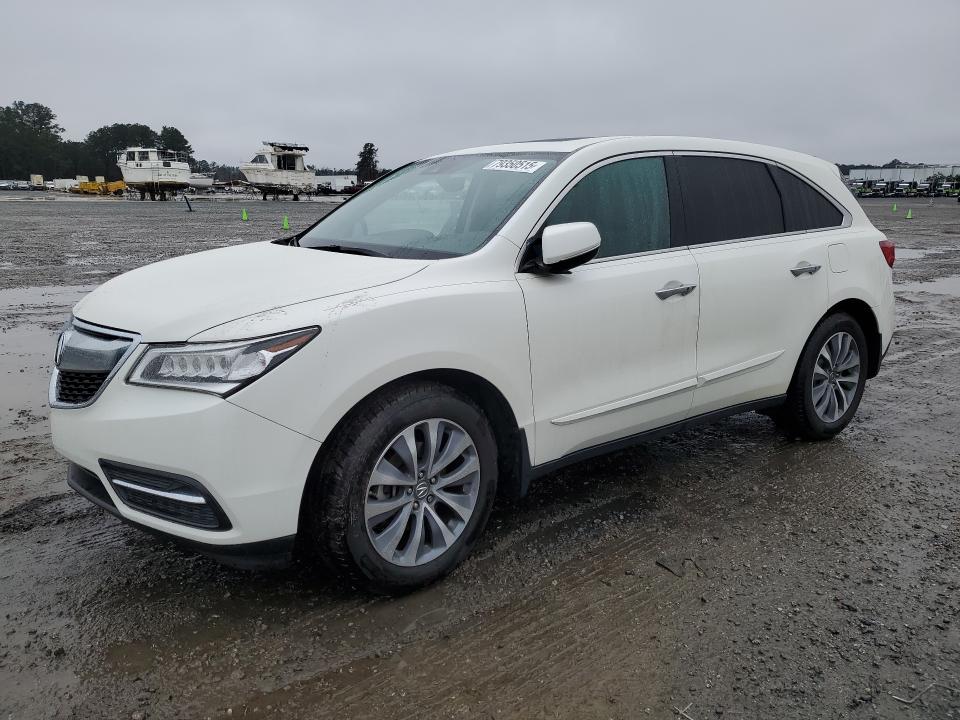 2016 ACURA MDX — VIN 5FRYD4H40GB038022