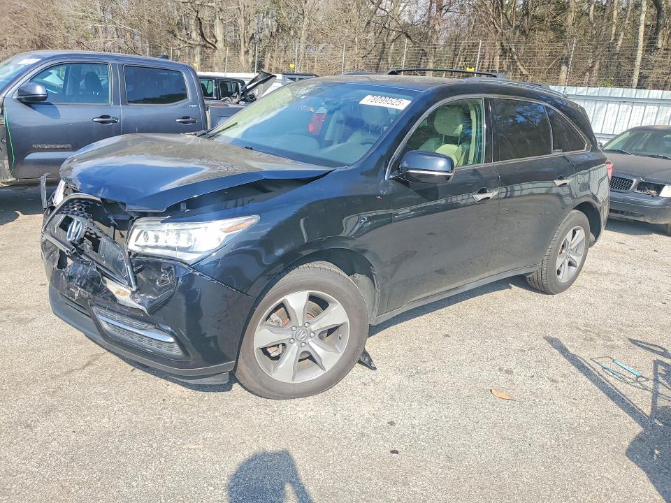 2016 ACURA MDX — VIN 5FRYD4H2XGB032744