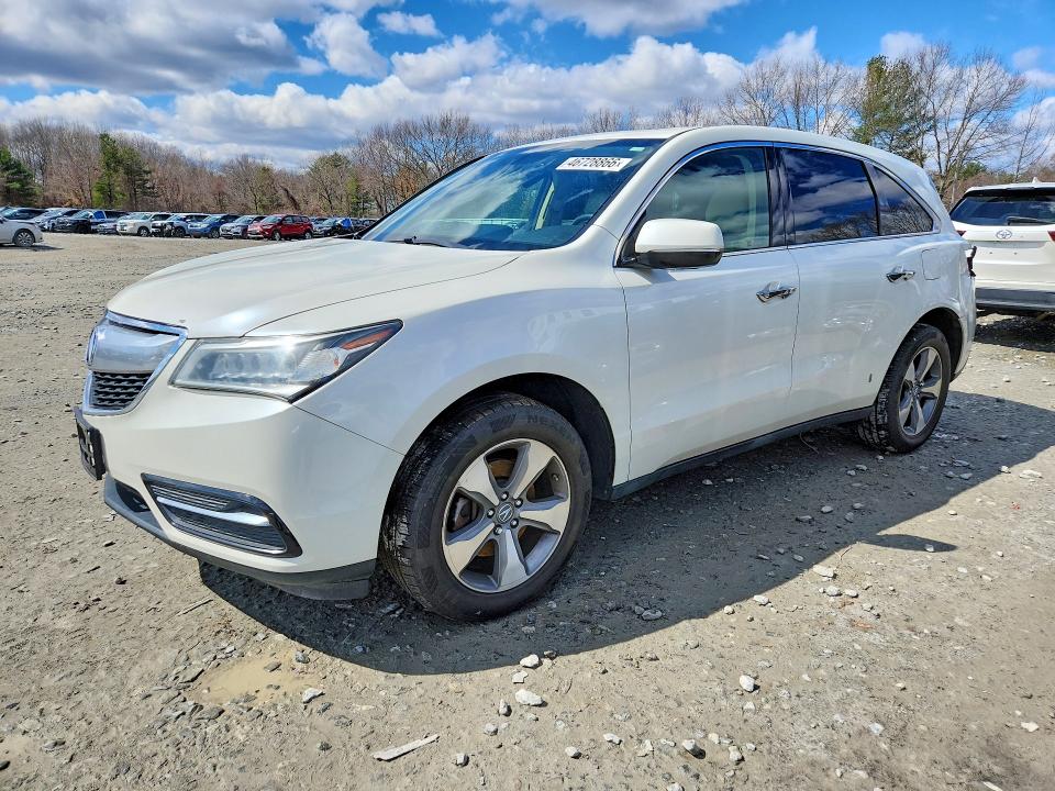 2016 ACURA MDX — VIN 5FRYD4H25GB014281