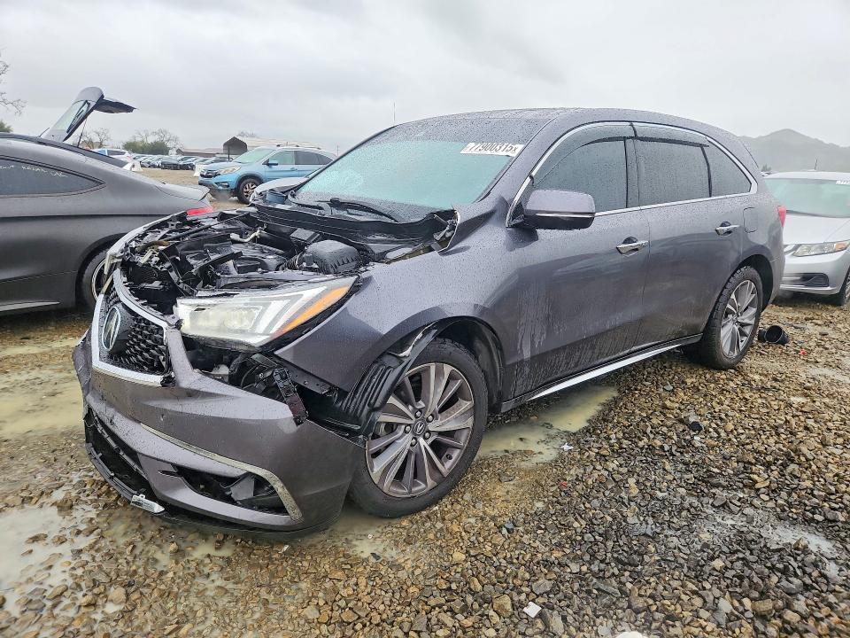 2017 ACURA MDX — VIN 5FRYD4H57HB029778