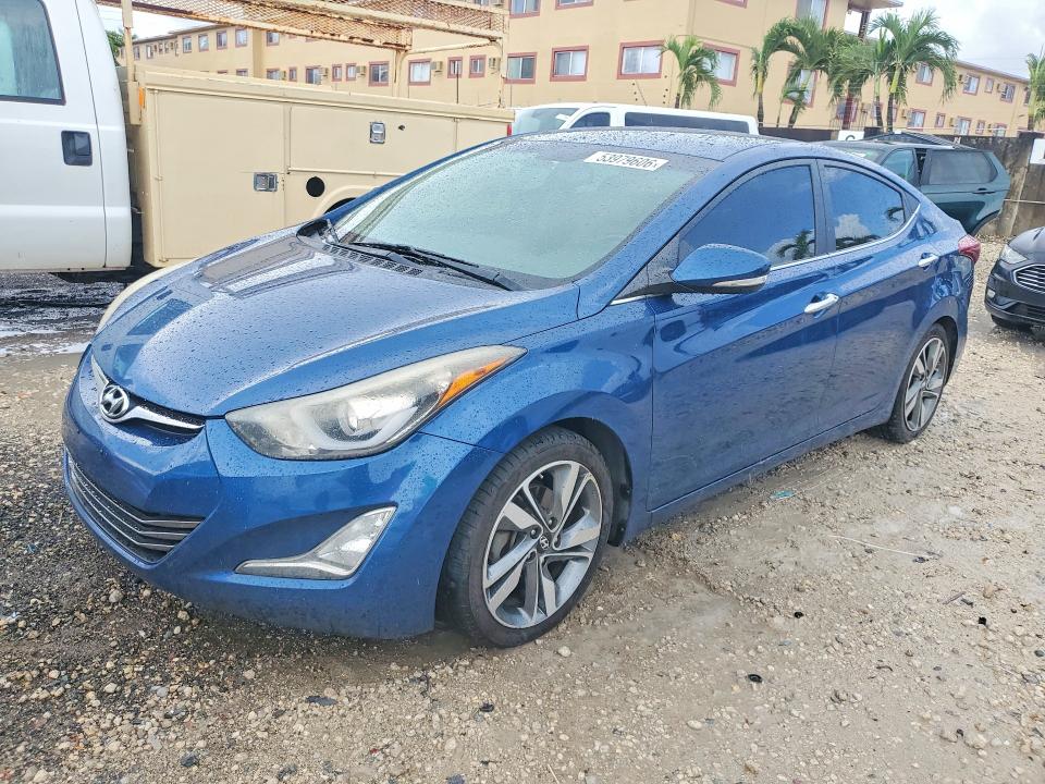 2015 HYUNDAI ELANTRA — VIN KMHDH4AE9FU224666