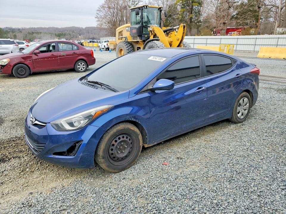 2016 HYUNDAI ELANTRA — VIN 5NPDH4AEXGH758579