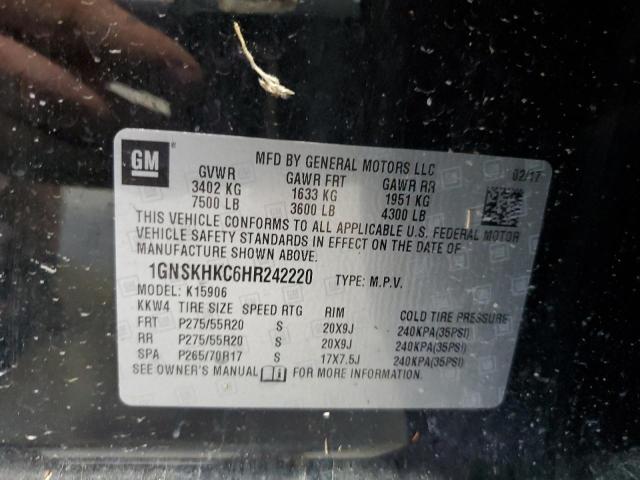 1GNSKHKC6HR242220