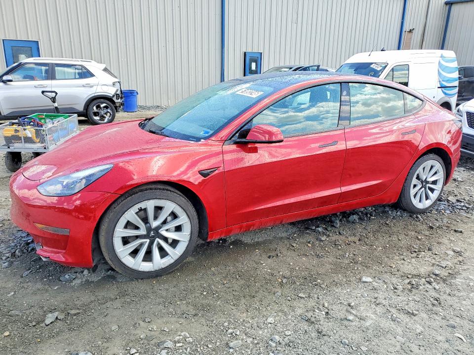 2022 TESLA MODEL 3 — VIN 5YJ3E1EA5NF369144