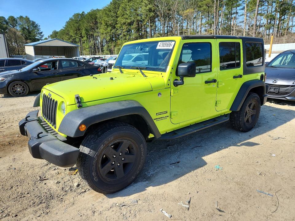 2016 JEEP WRANGLER UNLIMITED — VIN 1C4HJWDG9GL295702