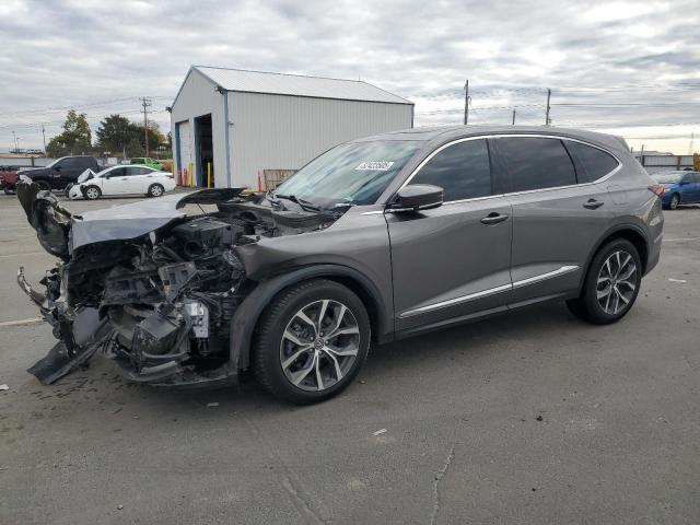 2022 ACURA MDX — VIN 5J8YE1H44NL028814