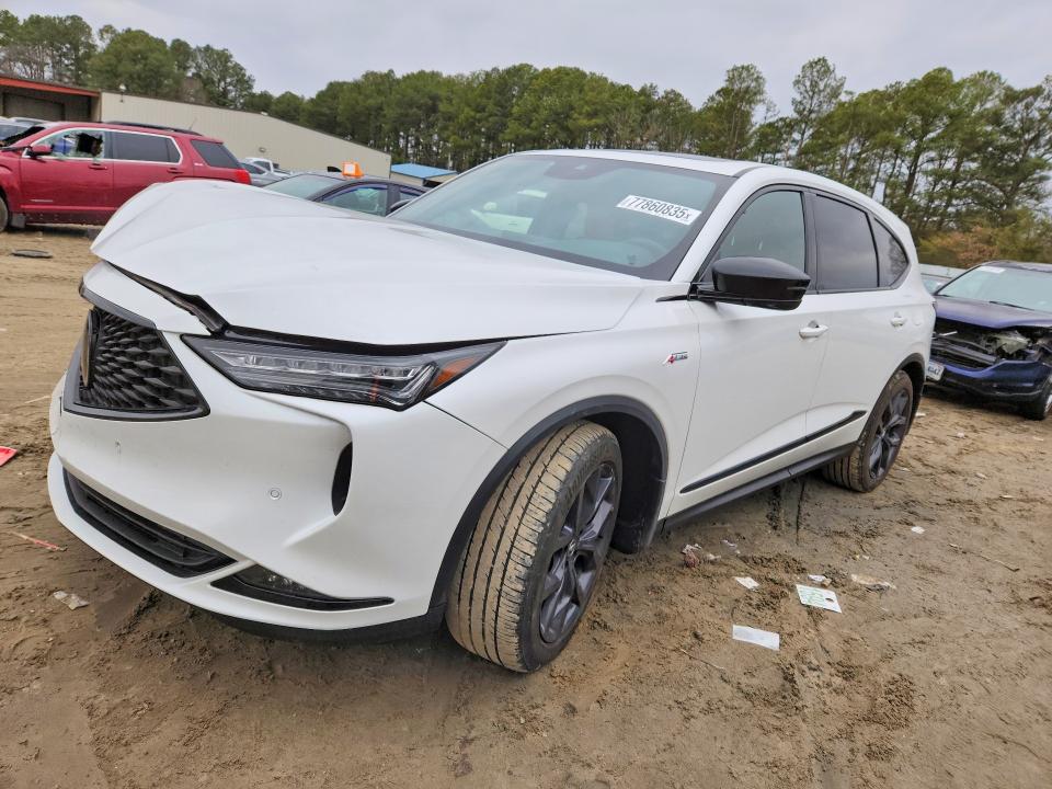 2022 ACURA MDX — VIN 5J8YE1H02NL050520