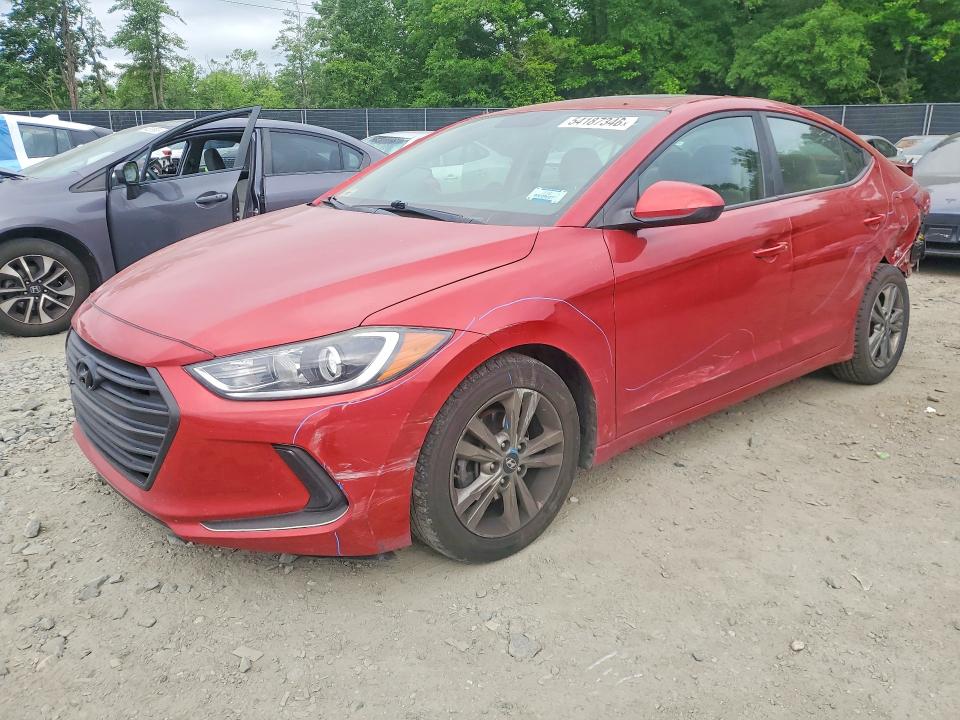 2018 HYUNDAI ELANTRA — VIN 5NPD84LF1JH344104