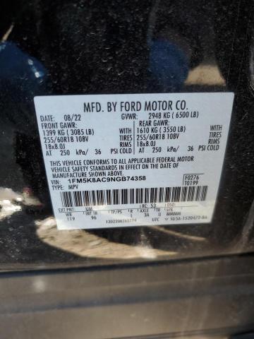 1FM5K8AC9NGB74358