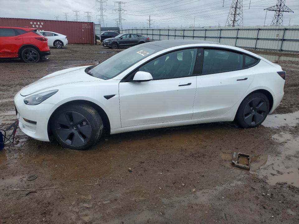 2022 TESLA MODEL 3 — VIN 5YJ3E1EA7NF101552