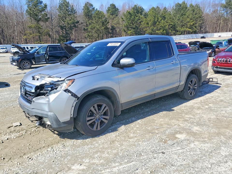 2018 HONDA RIDGELINE — VIN 5FPYK3F10JB012769