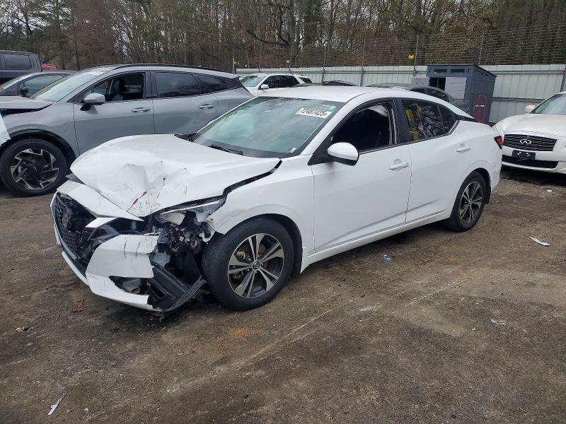 2022 NISSAN SENTRA SV — VIN 3N1AB8CV5NY250919