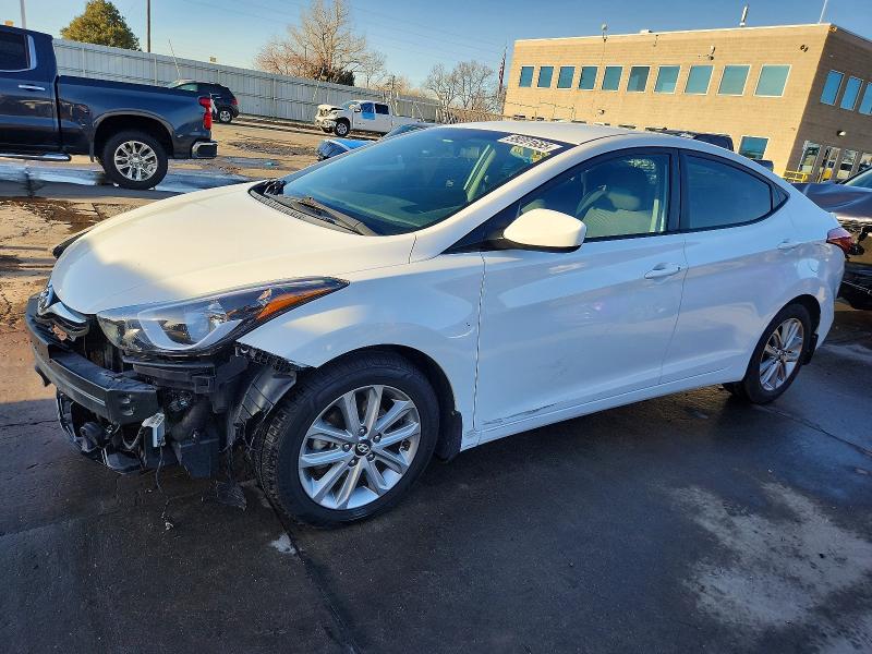 2016 HYUNDAI ELANTRA — VIN 5NPDH4AE0GH709603