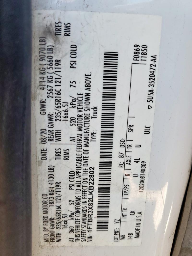 1FTBR3X82LKB22802