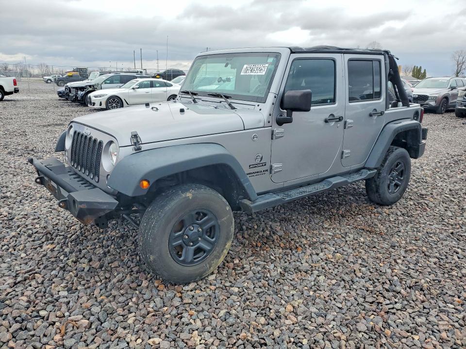 2016 JEEP WRANGLER UNLIMITED — VIN 1C4BJWDG2GL119788