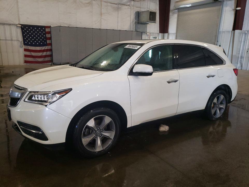 2016 ACURA MDX — VIN 5FRYD4H29GB034498
