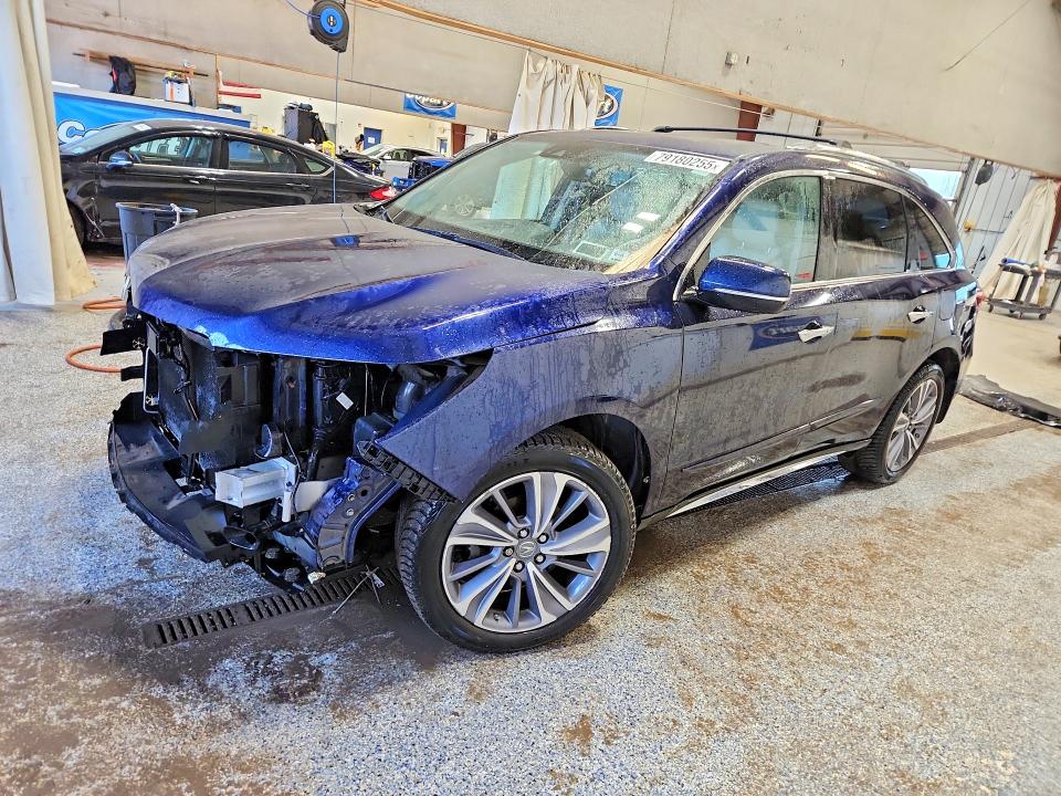 2017 ACURA MDX — VIN 5J8YD4H59HL008155