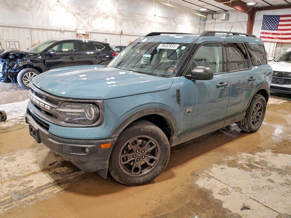 2021 FORD BRONCO SPORT — VIN 3FMCR9B68MRA61431