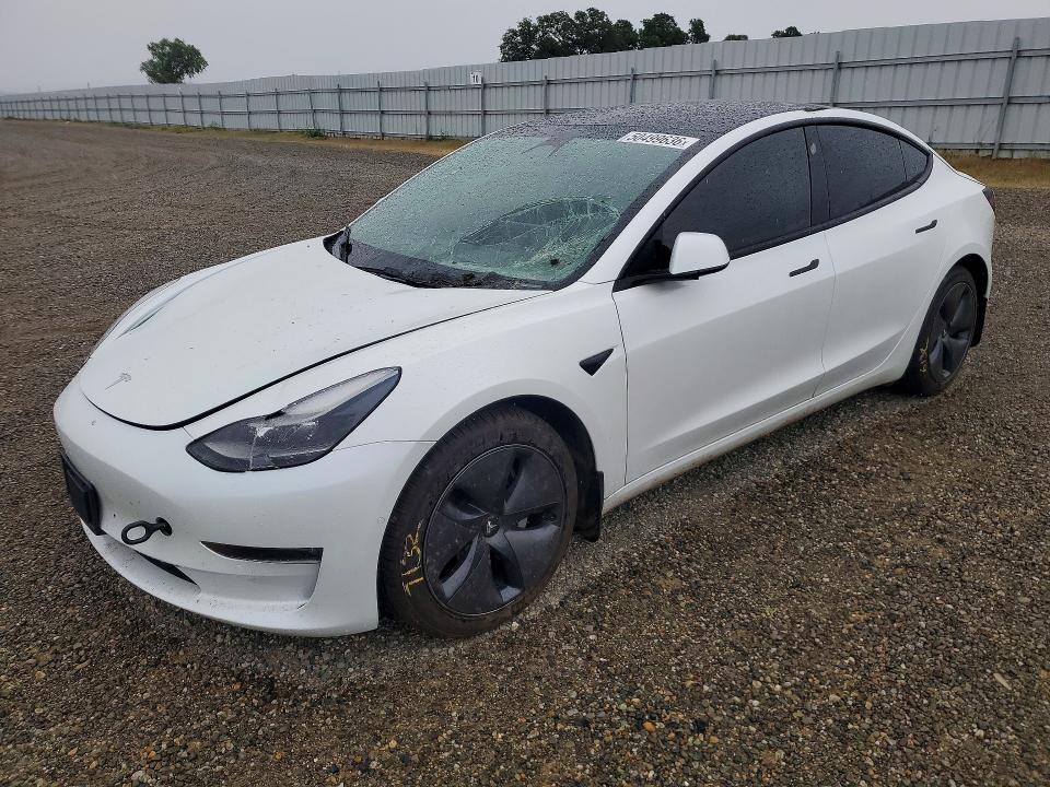 2022 TESLA MODEL 3 — VIN 5YJ3E1EB3NF202872