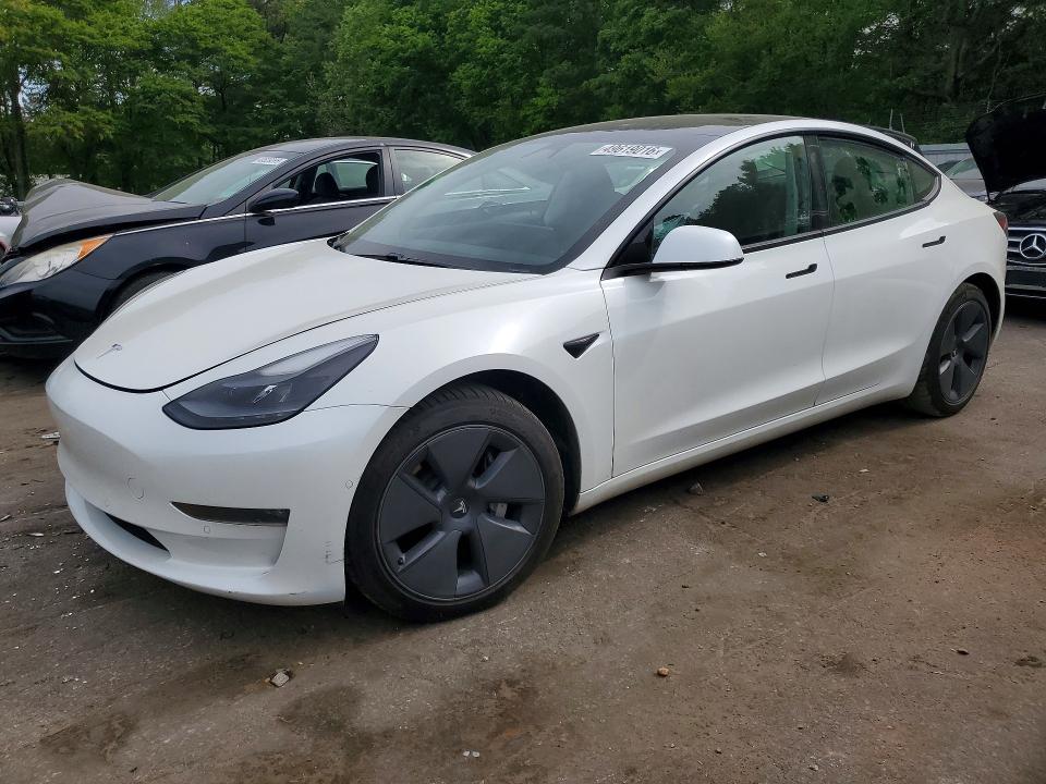 2021 TESLA MODEL 3 — VIN 5YJ3E1EB1MF019453
