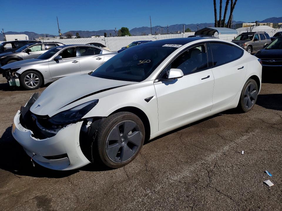 2022 TESLA MODEL 3 — VIN 5YJ3E1EB2NF253585