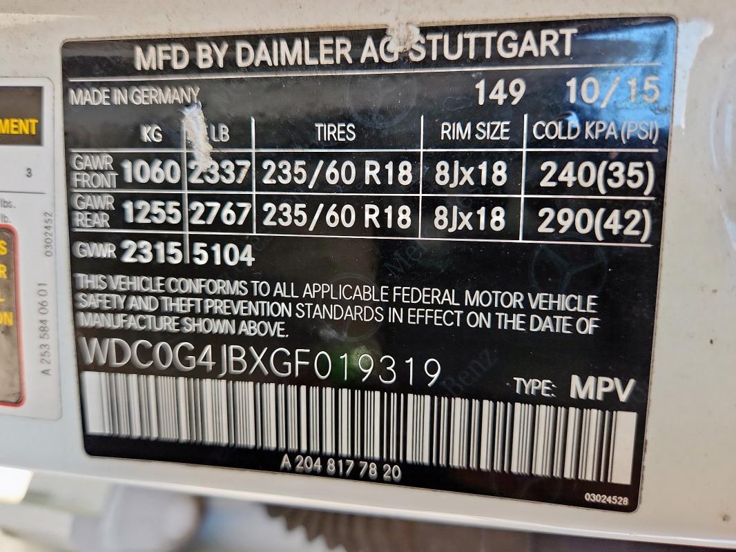 WDC0G4JBXGF019319