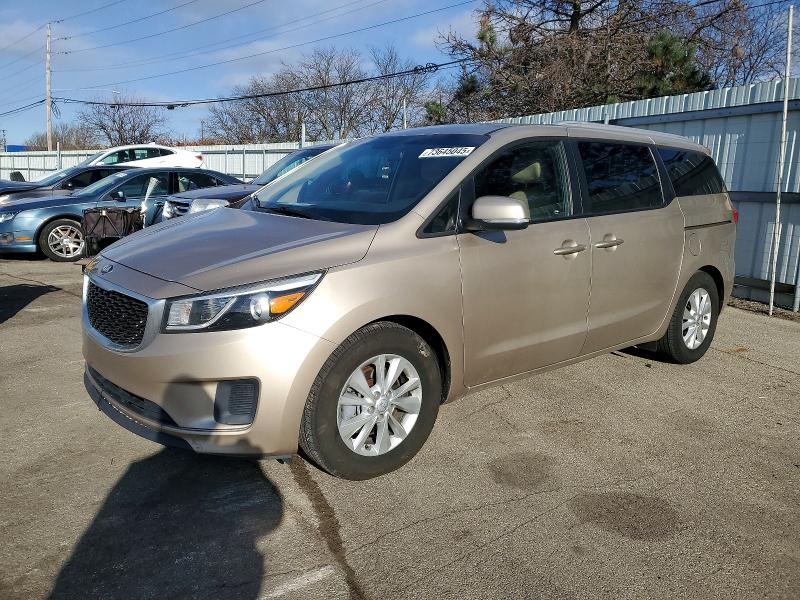 2016 KIA SEDONA LX — VIN KNDMB5C11G6084348