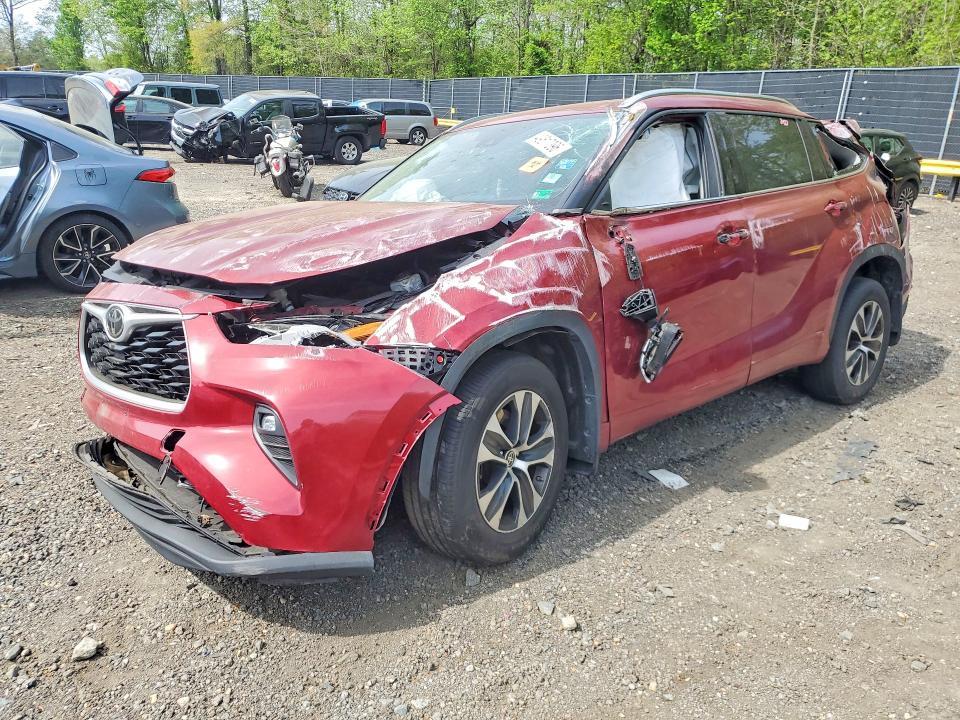2021 TOYOTA HIGHLANDER — VIN 5TDHZRBH2MS535396