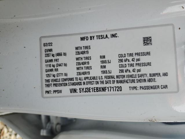 5YJ3E1EBXNF171720